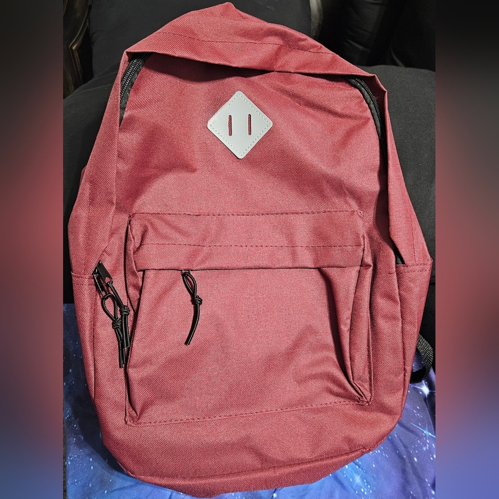 Maroon / Black Moda West Backpack (NEW)